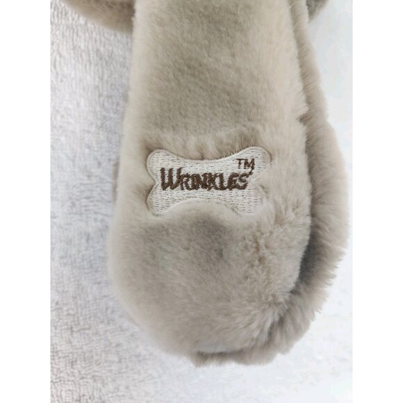 Vintage Wrinkles Dog Plush Stuffed Animal Ganz Bros 1984 80s Beige 354078 - Picture 8 of 11